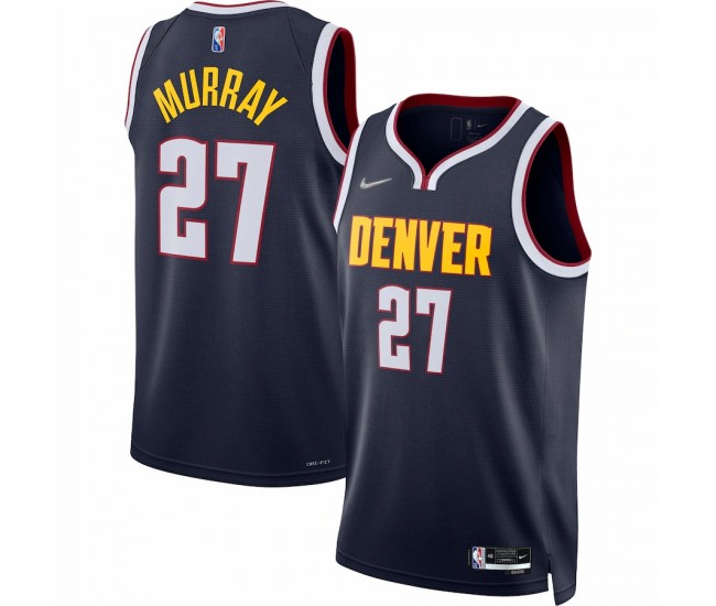 Denver Nuggets Jamal Murray Men's Nike Navy 2021/22 Diamond Swingman Jersey - Icon Edition