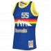 Denver Nuggets Dikembe Mutombo Men's Mitchell & Ness Royal 1996-97 Hardwood Classics NBA 75th Anniversary Diamond Swingman Jersey