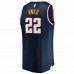 Denver Nuggets Zeke Nnaji Men's Fanatics Branded Navy 2021/22 Fast Break Replica Jersey - Icon Edition