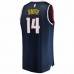 Denver Nuggets Ish Smith Men's Fanatics Branded Navy Fast Break Replica Jersey - Icon Edition