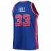 Grant Hill Detroit Pistons Men's Mitchell & Ness Blue Big & Tall Hardwood Classics Swingman Jersey