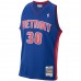 Detroit Pistons Rasheed Wallace Men's Mitchell & Ness Royal 2003-04 Hardwood Classics Swingman Jersey