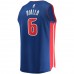 Detroit Pistons Hamidou Diallo Men's Fanatics Branded Blue 2021/22 Fast Break Replica Jersey - Icon Edition