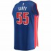 Detroit Pistons Luka Garza Men's Fanatics Branded Blue 2021/22 Fast Break Replica Jersey - Icon Edition