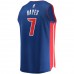 Detroit Pistons Killian Hayes Men's Fanatics Branded Blue 2021/22 Fast Break Replica Jersey - Icon Edition