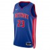 Unisex Detroit Pistons Jaden Ivey Nike Blue 2022 NBA Draft First Round Pick Swingman Jersey - Icon Edition