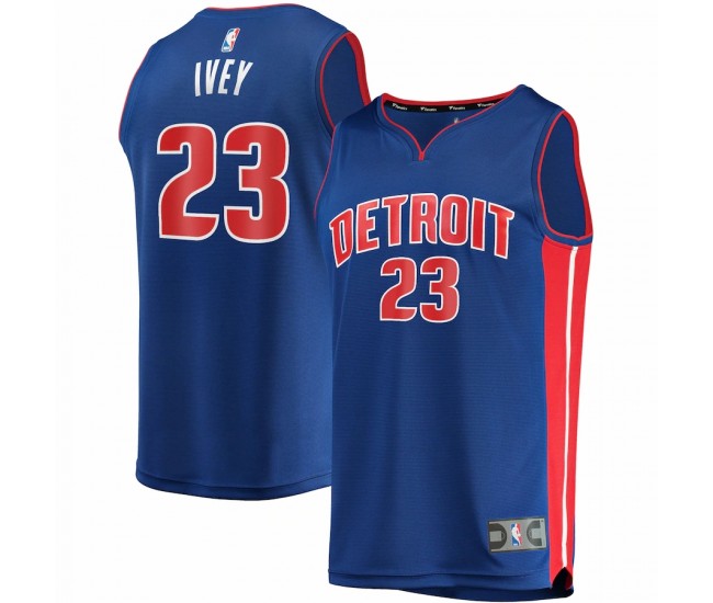 Detroit Pistons Jaden Ivey Men's Fanatics Branded Blue 2022 NBA Draft First Round Pick Fast Break Replica Player Jersey - Icon Edition