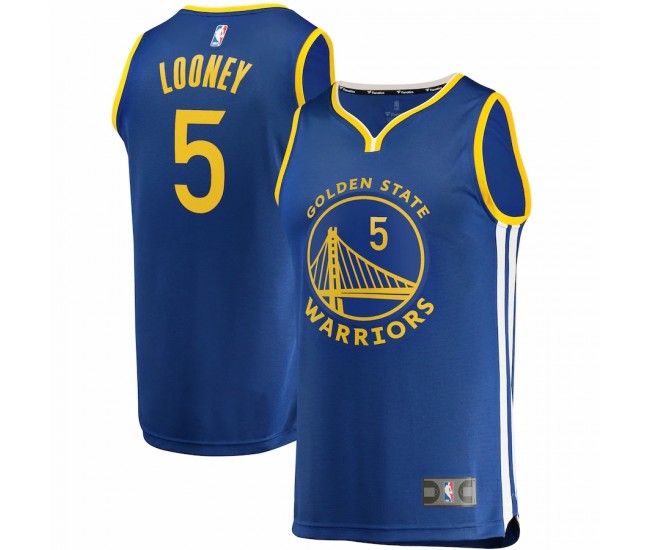 Golden State Warriors Kevon Looney Men's Fanatics Branded Royal Fast Break Replica Player Team Jersey - Icon Edition