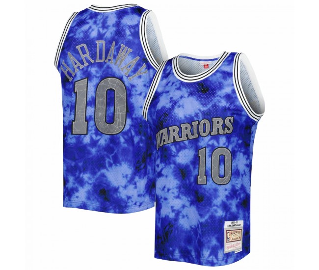 Golden State Warriors Tim Hardaway Men's Mitchell & Ness Blue 1990-91 Galaxy Swingman Jersey