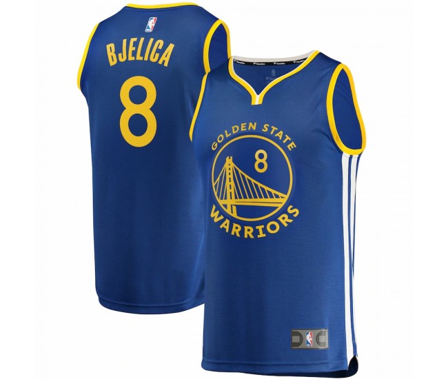 Golden State Warriors Nemanja Bjelica Men's Fanatics Branded Royal 2021/22 Fast Break Replica Jersey - Icon Edition