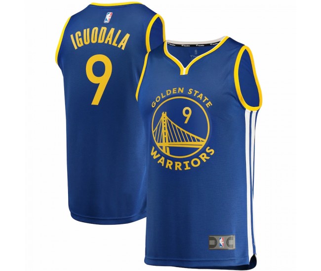 Golden State Warriors Andre Iguodala Men's Fanatics Branded Royal 2021/22 Fast Break Replica Jersey - Icon Edition