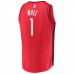 Houston Rockets John Wall Men's Fanatics Branded Red 2020/21 Fastbreak Replica Jersey - Icon Edition