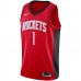 Houston Rockets John Wall Men's Nike Red 2020/21 Swingman Jersey - Icon Edition