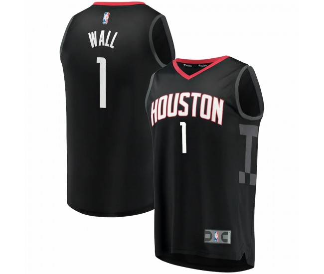 Houston Rockets John Wall Men's Fanatics Branded Black 2020/21 Fast Break Replica Player Jersey - Statement Edition