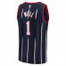 Houston Rockets John Wall Men's Fanatics Branded Navy 2021/22 Fast Break Replica Jersey - City Edition