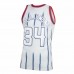 Houston Rockets Hakeem Olajuwon Men's Mitchell & Ness Gray 1996-97 Hardwood Classics Reload 2.0 Swingman Jersey