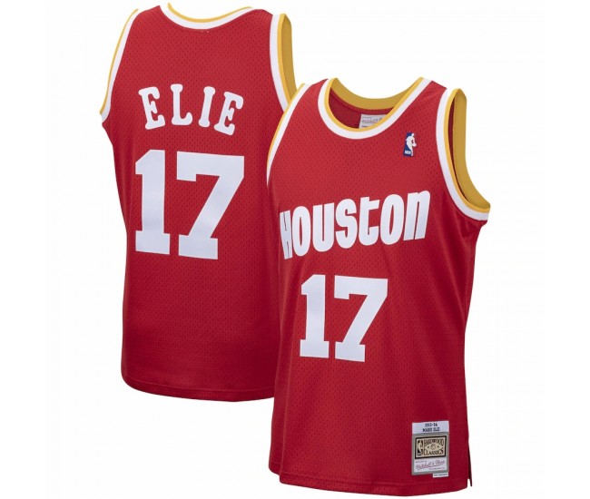 Houston Rockets Mario Elie Men's Mitchell & Ness Red 1993-94 Hardwood Classics Swingman Jersey