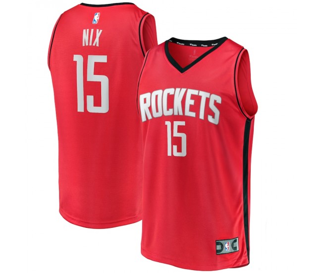 Houston Rockets Daishen Nix Men's Fanatics Branded Red 2021/22 Fast Break Replica Jersey - Icon Edition