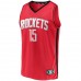 Houston Rockets Daishen Nix Men's Fanatics Branded Red 2021/22 Fast Break Replica Jersey - Icon Edition