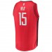 Houston Rockets Daishen Nix Men's Fanatics Branded Red 2021/22 Fast Break Replica Jersey - Icon Edition