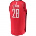 Houston Rockets Alperen Sengun Men's Fanatics Branded Red 2021/22 Fast Break Replica Jersey - Icon Edition