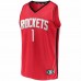 Houston Rockets John Wall Men's Fanatics Branded Red 2021/22 Fast Break Replica Jersey - Icon Edition