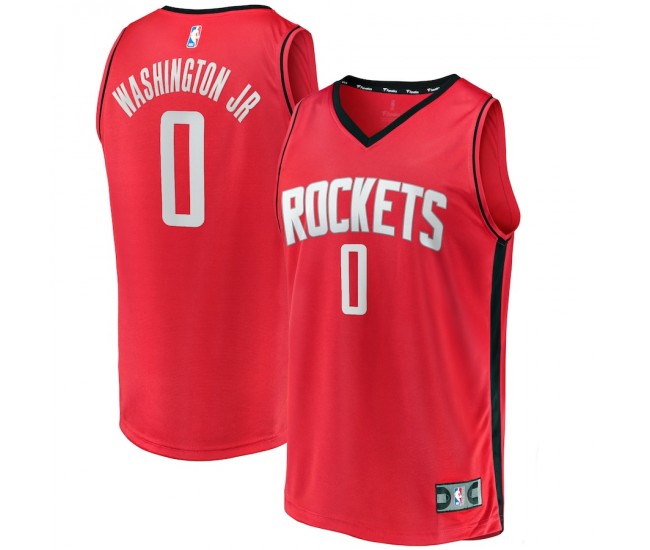 Houston Rockets TyTy Washington Jr. Men's Fanatics Branded Red 2022 NBA Draft First Round Pick Fast Break Replica Player Jersey - Icon Edition