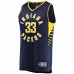 Indiana Pacers Myles Turner Men's Fanatics Branded Navy Fast Break Replica Jersey - Icon Edition