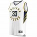 Indiana Pacers Myles Turner Men's Fanatics Branded White Fast Break Replica Jersey - Association Edition