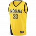 Indiana Pacers Myles Turner Men's Fanatics Branded Gold Fast Break Replica Jersey - Statement Edition