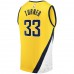 Indiana Pacers Myles Turner Men's Fanatics Branded Gold Fast Break Replica Jersey - Statement Edition