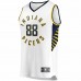 Indiana Pacers Goga Bitadze Men's Fanatics Branded White Fast Break Player Replica Jersey - Association Edition