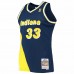 Indiana Pacers Antonio Davis Men's Mitchell & Ness Navy 1996-97 Hardwood Classics Swingman Jersey