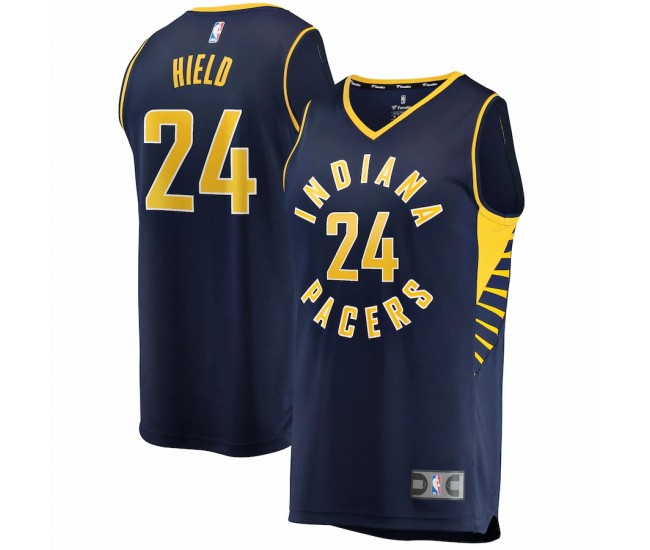 Indiana Pacers Buddy Hield Men's Fanatics Branded Navy 2021/22 Fast Break Replica Jersey - Icon Edition