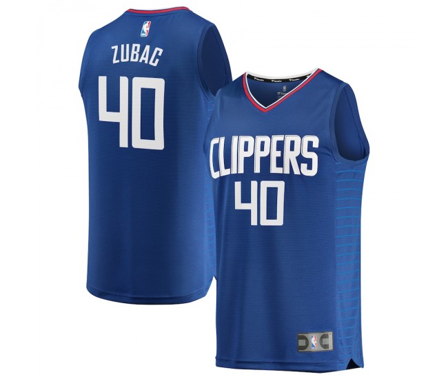 LA Clippers Ivica Zubac Men's Fanatics Branded Royal Fast Break Replica Jersey - Icon Edition