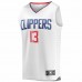 LA Clippers Paul George Men's Fanatics Branded White Fast Break Replica Jersey - Association Edition