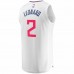 LA Clippers Kawhi Leonard Men's Fanatics Branded White Fast Break Replica Player Jersey - Association Edition