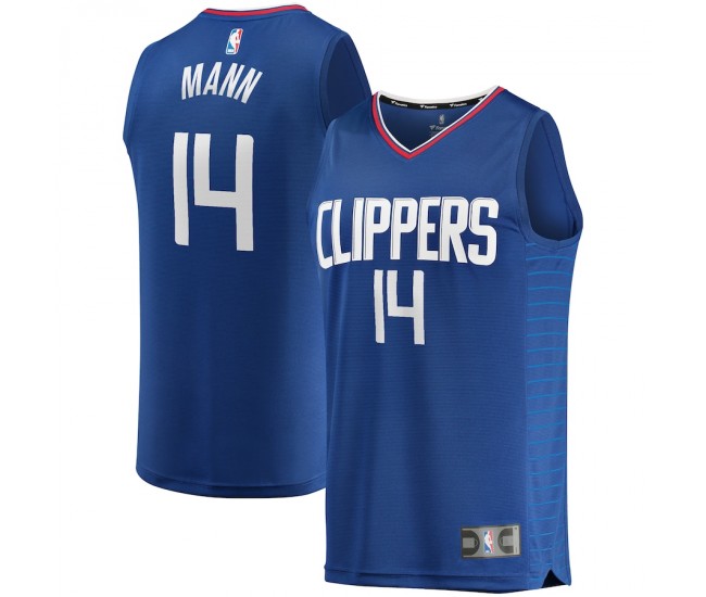 LA Clippers Terance Mann Men's Fanatics Branded Royal Fast Break Replica Jersey - Icon Edition