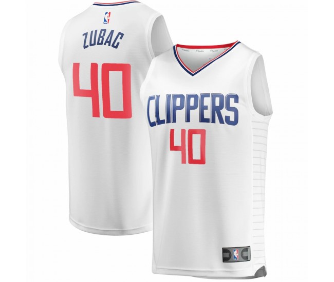 LA Clippers Ivica Zubac Men's Fanatics Branded White Fast Break Replica Jersey - Association Edition