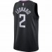 LA Clippers Kawhi Leonard Men's Jordan Brand Black 2020/21 Swingman Jersey - Statement Edition