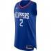 LA Clippers Kawhi Leonard Men's Nike Royal 2020/21 Authentic Jersey - Icon Edition