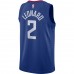 LA Clippers Kawhi Leonard Men's Nike Royal 2020/21 Swingman Jersey - Icon Edition