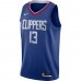 LA Clippers Paul George Men's Nike Royal 2020/21 Swingman Jersey - Icon Edition