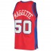 LA Clippers Corey Maggette Men's Mitchell & Ness Red 2004/05 Hardwood Classics Swingman Jersey