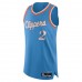 LA Clippers Kawhi Leonard Men's Nike Light Blue 2021/22 Authentic Player Jersey - City Edition