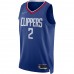 LA Clippers Kawhi Leonard Men's Nike Royal 2021/22 Diamond Swingman Jersey - Icon Edition