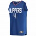 LA Clippers Brandon Boston Jr. Men's Fanatics Branded Royal 2021/22 Fast Break Replica Jersey - Icon Edition