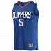 LA Clippers Luke Kennard Men's Fanatics Branded Royal 2021/22 Fast Break Replica Jersey - Icon Edition