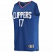 LA Clippers Jason Preston Men's Fanatics Branded Royal 2021/22 Fast Break Replica Jersey - Icon Edition