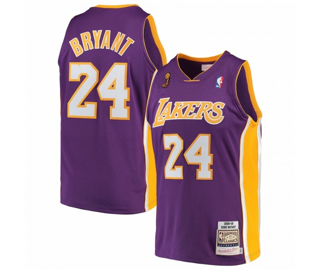 Kobe Bryant Los Angeles Lakers Mitchell & Ness 2008-09 Hardwood Classics Authentic Jersey - Purple